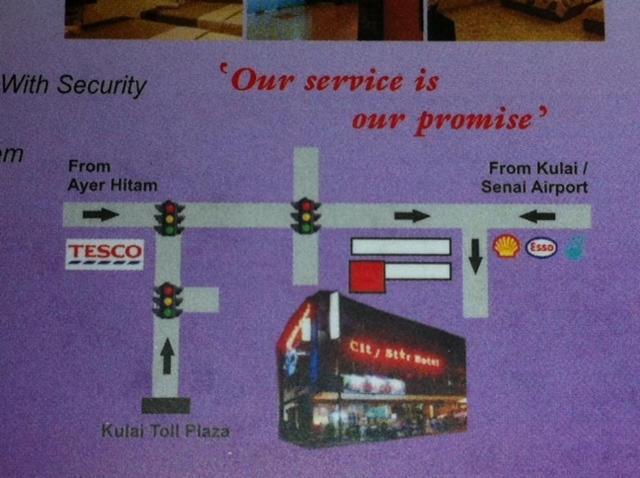 City Star Hotel Kulai Kültér fotó